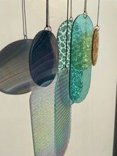 Irisierender Wandbehang im Art Déco Stil